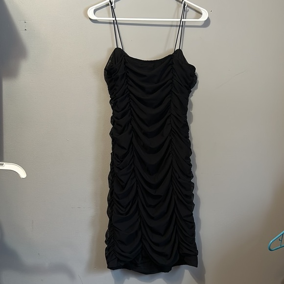 Princess Polly I Want You Mini Dress Black size 12 - Picture 6 of 6